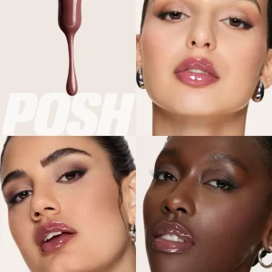 لیپ گلاس رنگ glassy هدی بیوتی huda beauty