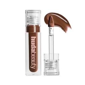 لیپ گلاس رنگ glassy هدی بیوتی huda beauty