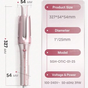 دستگاه فرکننده مو شیگلم Sheglam سایز 25mm