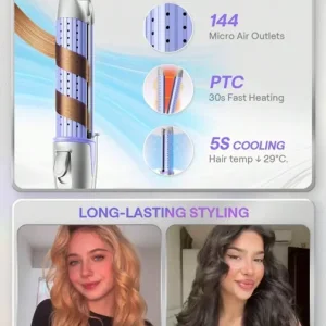 دستگاه حالت دهنده باد سرد مو شیگلم sheglam سایز ۲۵