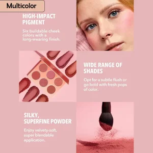 پالت رژ گونه مدل Floral Flush شیگلم sheglam