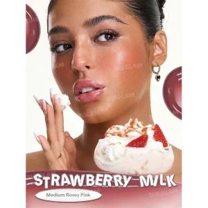 لیپ گلاس شیشه ای شیگلم sheglam - رنگ strawberry milk