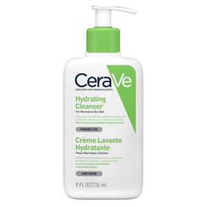 ژل شستشوی آبرسان پوست نرمال تا خشک سراوی حجم 236 میلی لیتر cerave