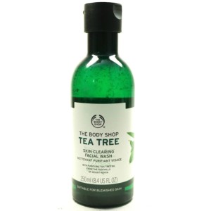 ژل شستشوی صورت تی تری بادی شاپ 250ml The Body Shop Tea Tree Skin Clearing Facial Wash