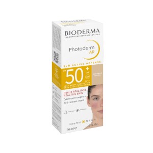 ضد آفتاب رنگی بیودرما مدل Photoderm AR SPF +50 حجم 30 میلی لیتر