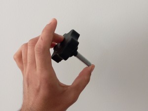 پیچ خروسکی فلکه ای 10 شش پر ارتفاع رزوه 40 mm