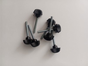 پیچ خروسکی فلکه ای چهار پر m 6 طول رزوه 45