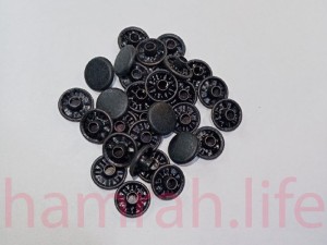 پرچ زیر و رو کف 12 پایه 9 میلی متر یه رو مشکی
