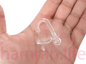 چسبونک سایز  قطر 5 سانت ( ساکشن کاپ - چسبانک شیشه )