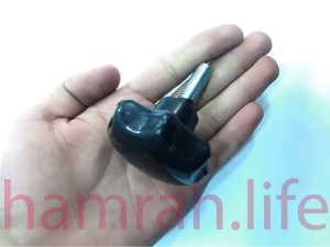 پیچ خروسکی فلکه ای 10 هفت پر ارتفاع رزوه 35 mm