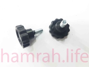 پیچ خروسکی فلکه ای 8 دوازده پر ارتفاع رزوه 20 mm