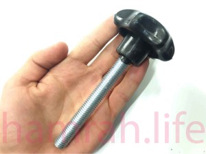 پیچ خروسکی فلکه ای 10 هفت پر ارتفاع رزوه 95 mm