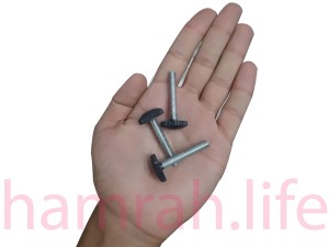 پیچ خروسکی فلکه ای ولومی 6 ارتفاع رزوه 40 mm