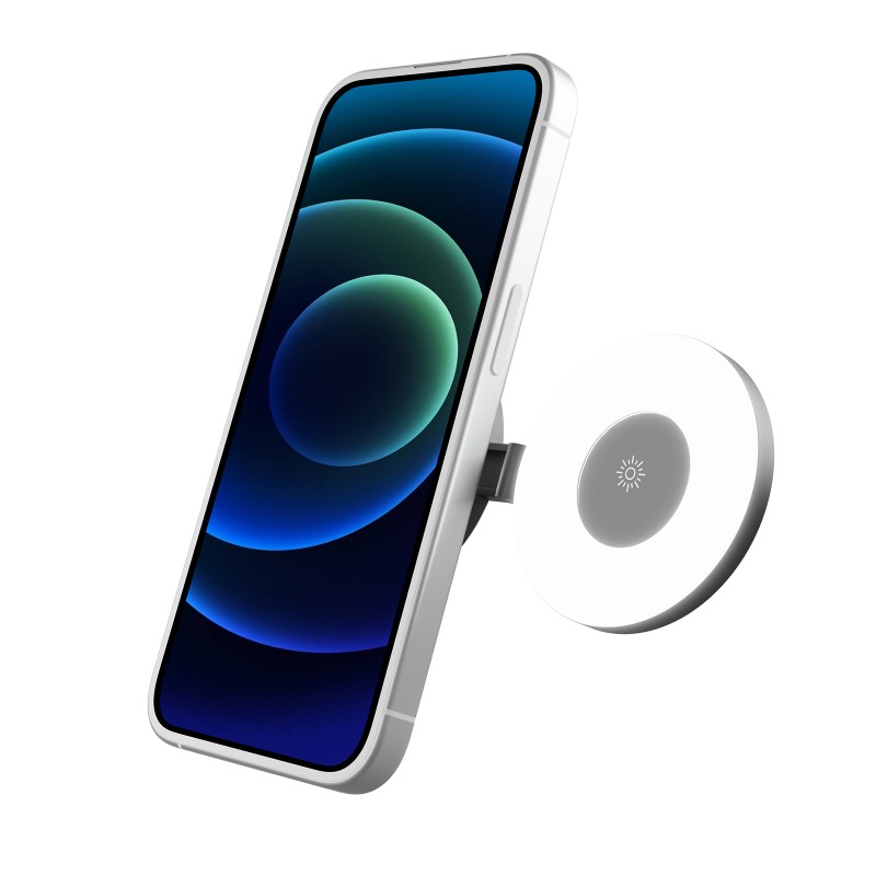 چراغ پرکننده مغناطیسی شارژی TELESIN برای موبایل مدل P1-MSS-02 | نورپردازی حرفه‌ای برای موبایل