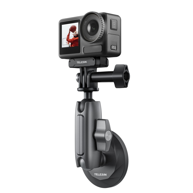 پایه مغناطیسی 360 درجه تلسین مدل CMM-001 – نگهدارنده فلزی قوی برای گوپرو، اینستا 360، DJI و دوربین‌های اکشن