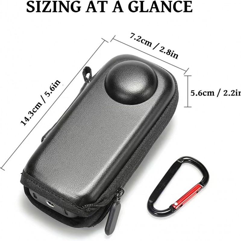 کیف قابل حمل تلسین برای Insta360 X4/X5 مدل S6-PRC-03-TIS | کیف محافظ دوربین اکشن