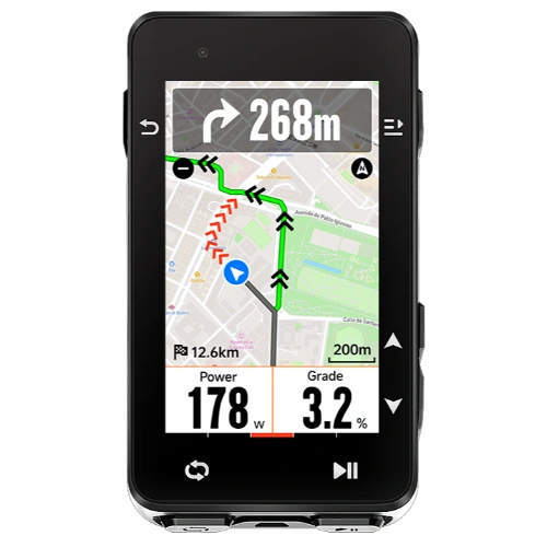 کامپیوتر دوچرخه iGPSPORT مدل iGS630 - دستگاه GPS با ناوبری گام به گام و اتصال به سنسورها