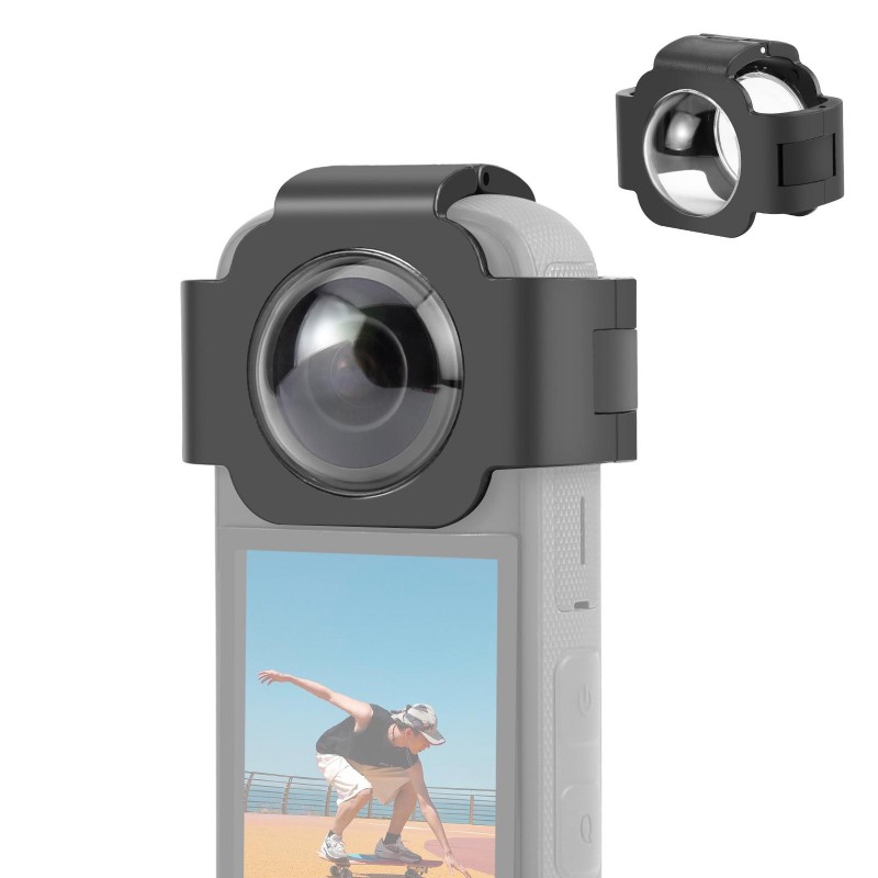 پوشش محافظ لنز گارد  Insta360 X3 برند PULUZ مدل PU811 – محافظ PC نرم ضد خش و ضربه