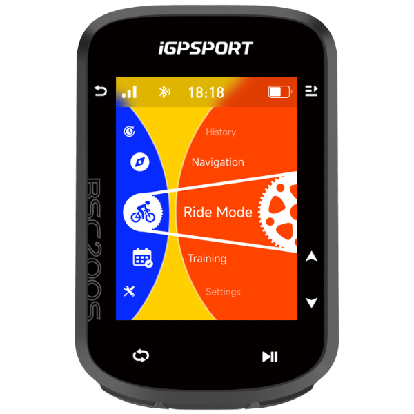 کامپیوتر دوچرخه iGPSPORT BSC200S با GPS داخلی و اتصال ANT+/بلوتوث – نمایشگر رنگی 2.4 اینچ، ضد آب، مناسب برای دوچرخه‌سواری حرفه‌ای