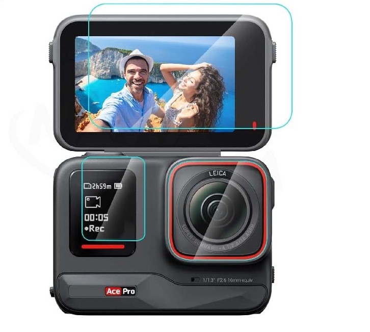 کیت حرارت‌دیده محافظ صفحه Insta360 Ace Pro تلسین | محافظ شفاف و ضدخش