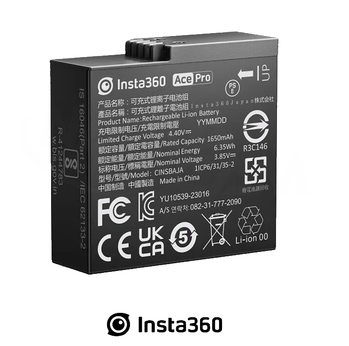 باتری ۱۸۰۰ mAh مدل  Ace Pro-001  برای Insta360 Ace / Ace Pro / Ace Pro 2