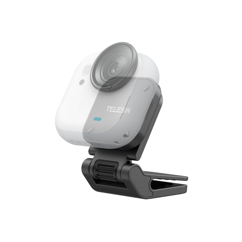 گیره لبه مغناطیسی TELESIN مدل S3-HMH-05-TIS مخصوص Insta360 GO Ultra | نصب سریع و فیلم‌برداری POV حرفه‌ای
