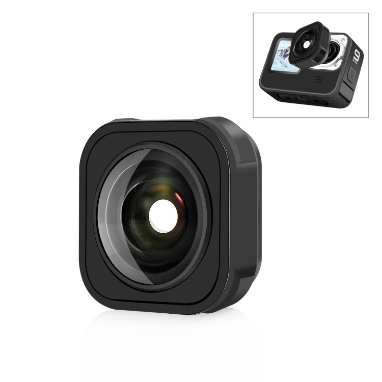 لنز واید MAX برای GoPro Hero 9 / 10 / 11 / 12 / 13 Black MAX برند پولوز مدل PU553B | افزایش زاویه دید و ثبت تصاویر سینمایی