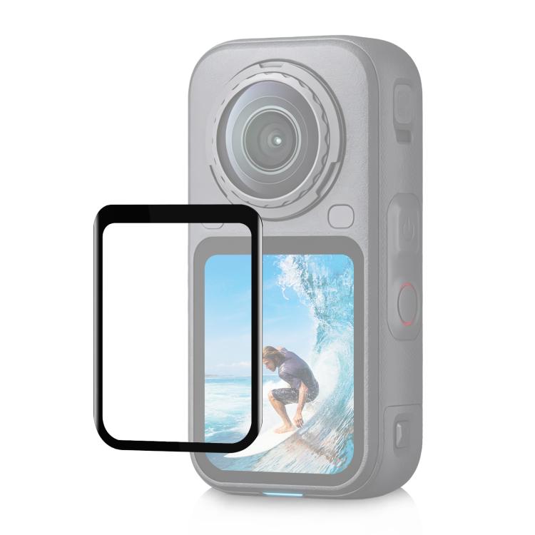 محافظ صفحه‌نمایش شیشه‌ای حرارت‌دیده Insta360 X6 پولوز مدل PU1218T | شفاف 9H با لبه‌های منحنی 2.5D