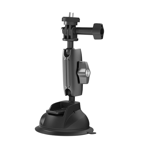 پایه مکنده چرخشی دوربین جهانی با نگهدارنده تلفن همراه (بدنه آلومینیومی) مدل TE-SUC-010