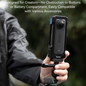 فریم فلزی Insta360 X4 با قابلیت اتصال به مونوپاد
