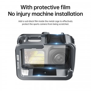 قاب محافظ Telesin مدل GP-FMS-G11 برای دوربین‌های GoPro، محافظت قوی در برابر ضربه‌ها و خط و خش‌ها
