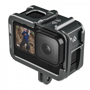 قاب محافظ آلومینیومی Telesin برای دوربین GoPro، محافظت از دوربین در برابر آسیب و ضربه
