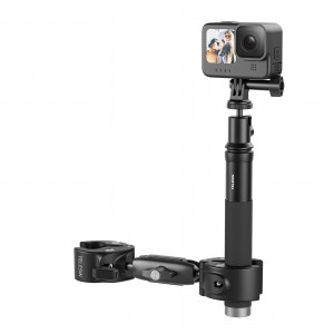 طراحی محکم پایه Crab Pipe Telesin، نگهدارنده پایدار برای دوربین‌های GoPro و Insta360 در سفرهای ماجراجویانه