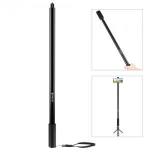 مونوپاد ۳ متری PULUZ مدل PU642B برای دوربین‌های Insta360 | مونوپاد حرفه‌ای ۳۶۰ درجه با سه‌پایه مقاوم