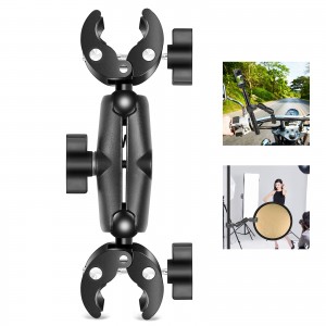 پایه خرچنگی دو سر PULUZ PU489B برای موتور سیکلت