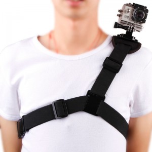 کمربند تک شانه ورزشی مخصوص دوربین GoPro نصب شده روی شانه