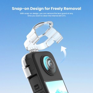 محافظ لنز Insta360 X3 Amagisn مناسب فیلم‌برداری فضای باز و ورزشی