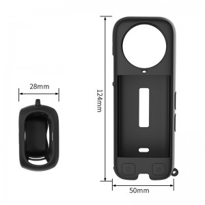 بسته‌بندی قاب سیلیکونی Insta360 X4 برند CYNOVA