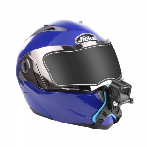 استفاده از دوربین GoPro روی کلاه با هولدر PULUZ در جاده