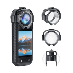 محافظ لنز شیشه‌ای حرارتی اسنپ‌-آن PULUZ مدل PU750T مناسب Insta360 X5 – شیشه ضدخش با نصب آسان