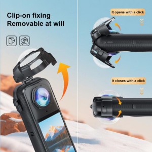 محافظ لنز شیشه‌ای حرارتی اسنپ‌-آن PULUZ مدل PU750T مناسب Insta360 X5 – شیشه ضدخش با نصب آسان