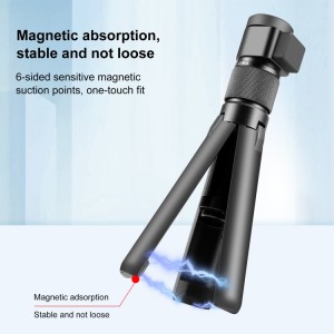 استفاده از سه‌پایه رومیزی PULUZ PU886B برای DJI Osmo 360