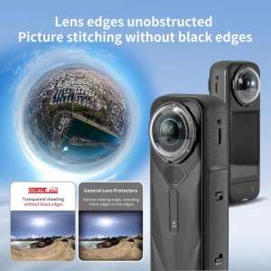 تست مقاومت محافظ لنز STARTRC Insta360 X5 در برابر خط‌وخش