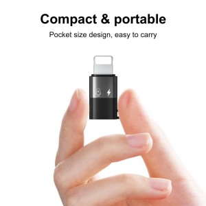 تبدیل USB-C به OTG هشت پین برند PULUZ مشکی