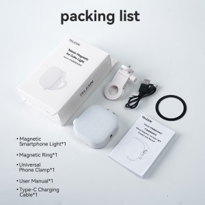 چراغ نور پرکن TELESIN P5-BGD-03 با شارژ USB-C