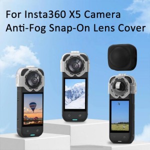 نصب محافظ لنز Insta360 X5 روی دوربین