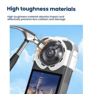محافظ لنز Insta360 X5 با طراحی ضد خط و خش