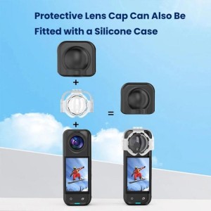 محافظ لنز Insta360 X5 با جنس PC شفاف و مقاوم