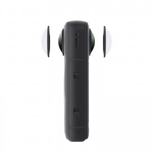 محافظ لنز TELESIN S5-FLT-39-TIS نصب شده روی Insta360 X5
