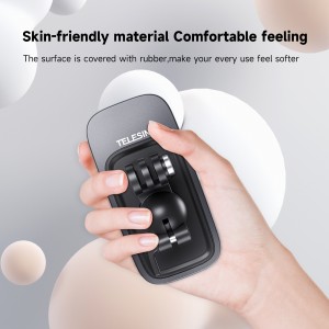 گیره کوله پشتی ۳۶۰ درجه TELESIN – گیره چرخشی حرفه‌ای برای دوربین‌های اکشن مدل GP-JFM-002